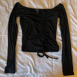 rue21 cinched long sleeve top.